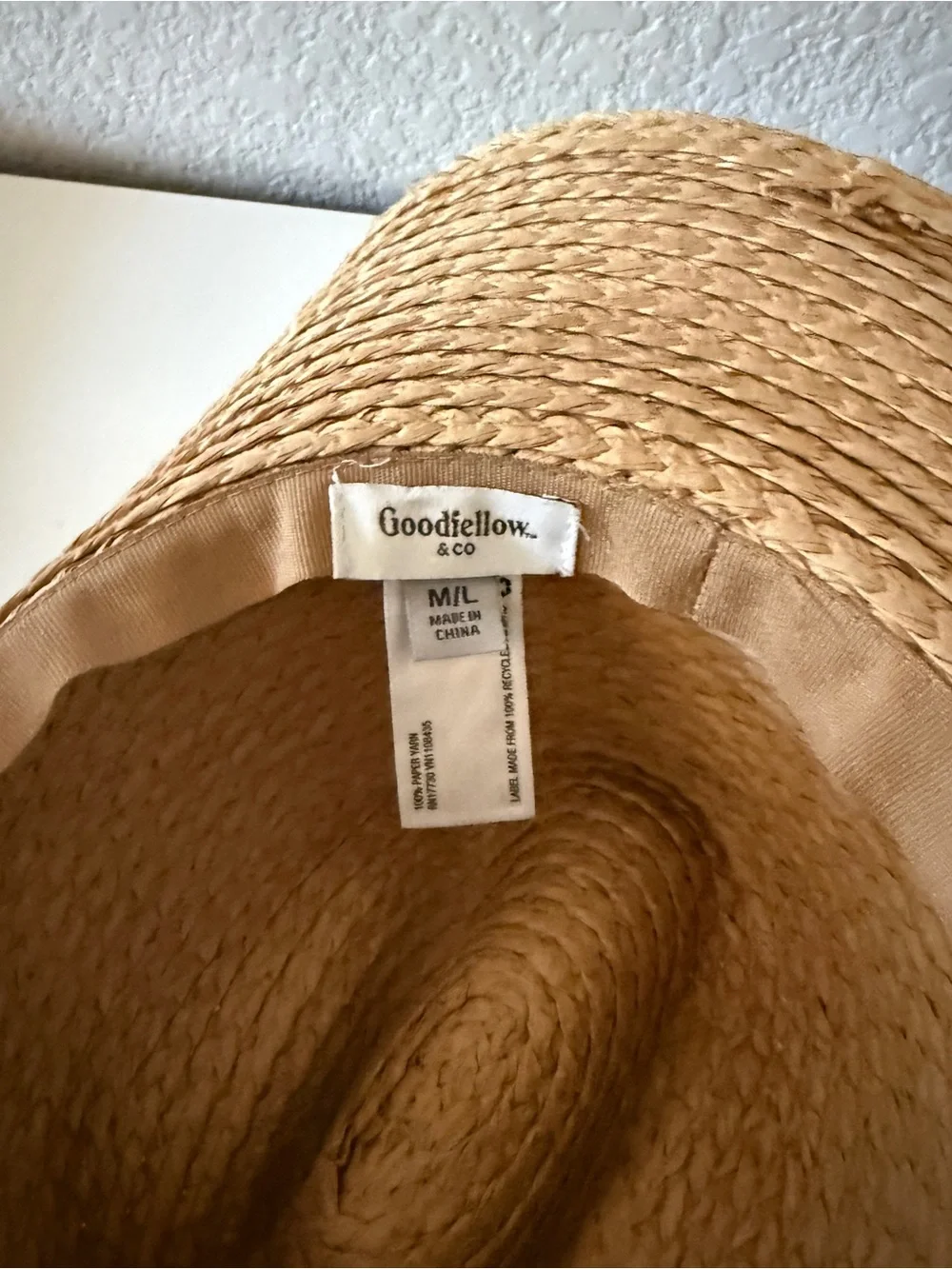 Wide Brim Straw Rancher Hat with Chin Cord - Natural